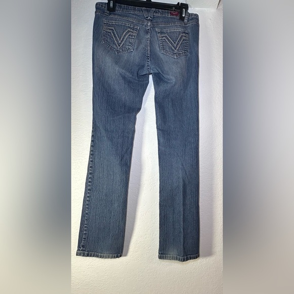 Y2K Vigoss Vigold Straight Cut Flying V Logo Vintage Jeans - Picture 5 of 13
